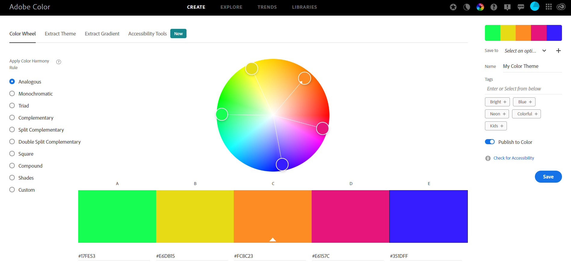 UI Color picker